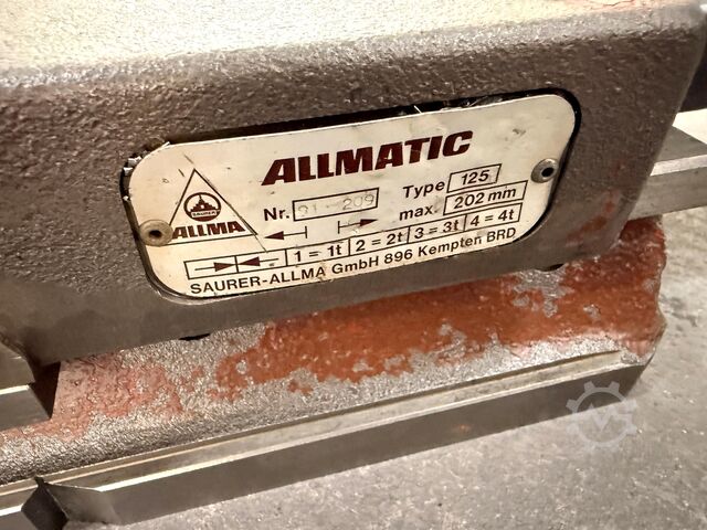 Maschinenschraubstock ALLMATIC 125