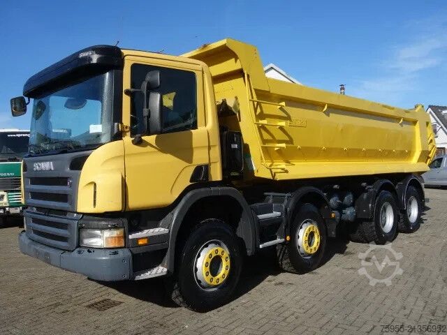 Kipper Scania P380 8X4 STEEL KIPPERBOX,MANUALGEARBO