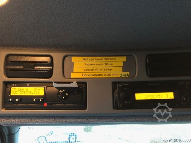 Truck chassis MERCEDES-BENZ Atego 1218 B_nur Fgst_nur Chassis_Radstand 6,25m