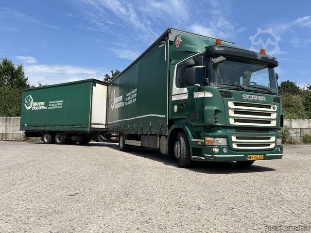 Curtain sided Scania R 310 B Euro 4 / 3 Pedals + Pacton 16 PG Mid Ax...