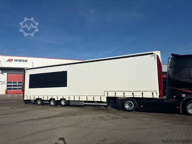 Low loader semitrailer  Wiese SA 3-36 3-Achs Mega Stufensattel Rampe 25T
