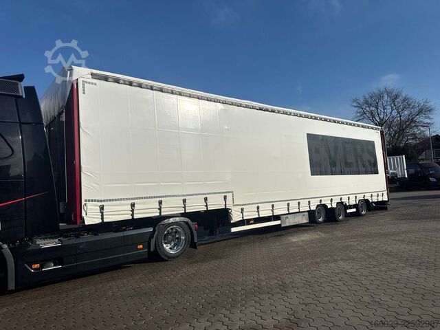 Low loader semitrailer  Wiese SA 3-36 3-Achs Mega Stufensattel Rampe 25T