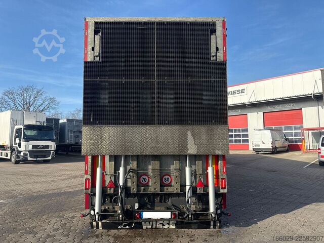Low loader semitrailer  Wiese SA 3-36 3-Achs Mega Stufensattel Rampe 25T