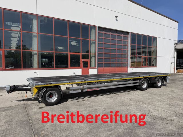 Anhänger mit offener Pritsche Möslein T 3 Plato 10,5 m  3 Achs Jumbo Platoanhänger 10,50 m, Breitbereifung, Mega