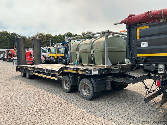 Low loader trailer GOLDHOFER Deichselanhänger Tieflader TU-L 4  mit 4 Achsen