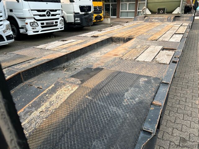 Low loader trailer GOLDHOFER Deichselanhänger Tieflader TU-L 4  mit 4 Achsen