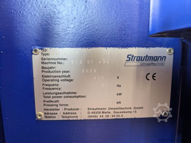 Bale press Strautmann PP1207