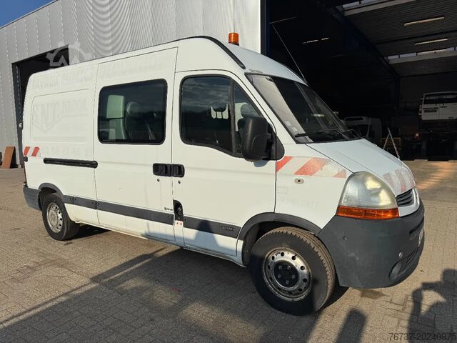 Van double cab Renault Master **DCI100-AIRCO**