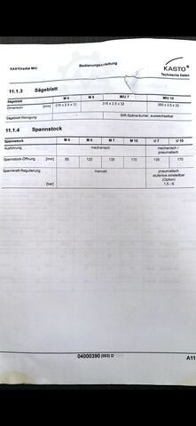Kaltkreissäge KASTO KASTOradial  M4