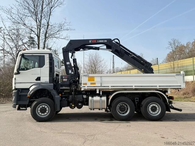 Tipper with crane MAN TGS 28.440 TGS 28.440 6x4-4/3-Seiten- Kipper / ...