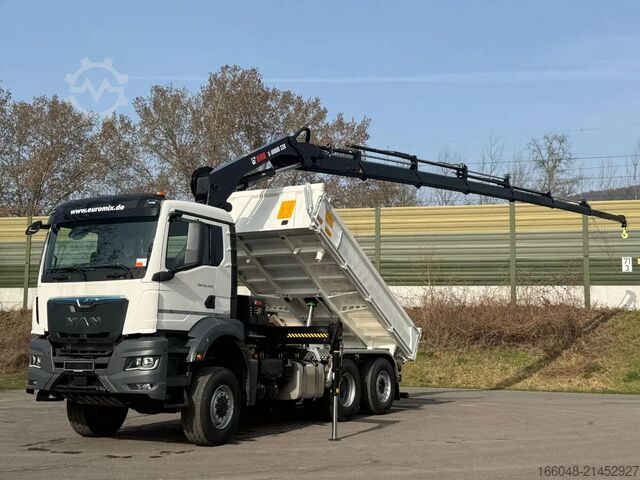 Tipper with crane MAN TGS 28.440 TGS 28.440 6x4-4/3-Seiten- Kipper / ...