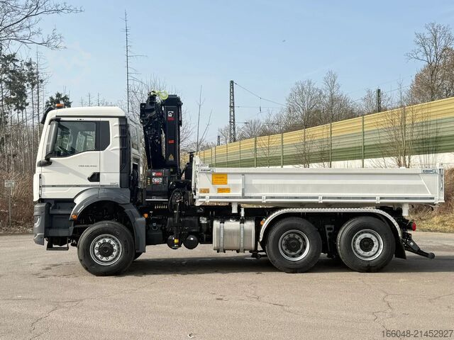 Tipper with crane MAN TGS 28.440 TGS 28.440 6x4-4/3-Seiten- Kipper / ...