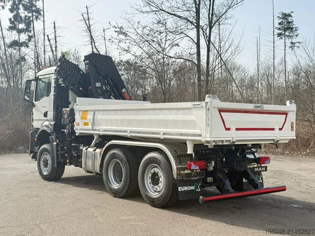 Tipper with crane MAN TGS 28.440 TGS 28.440 6x4-4/3-Seiten- Kipper / ...