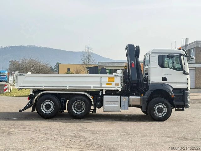 Tipper with crane MAN TGS 28.440 TGS 28.440 6x4-4/3-Seiten- Kipper / ...