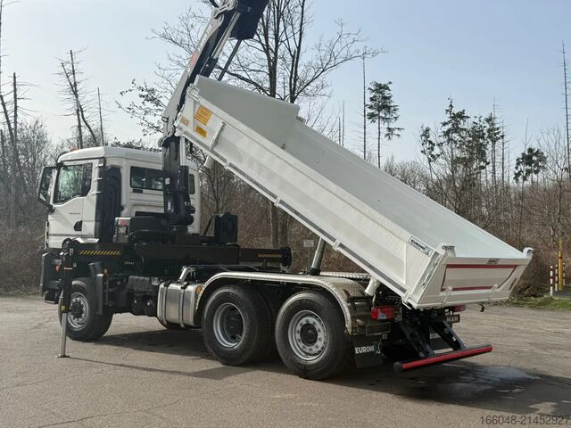 Tipper with crane MAN TGS 28.440 TGS 28.440 6x4-4/3-Seiten- Kipper / ...