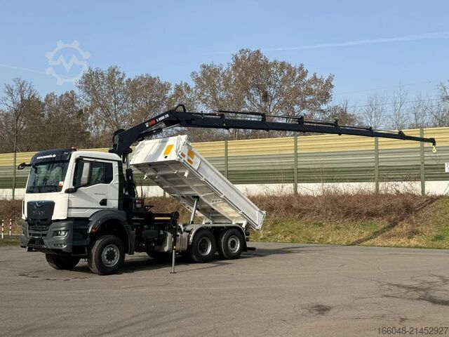 Tipper with crane MAN TGS 28.440 TGS 28.440 6x4-4/3-Seiten- Kipper / ...