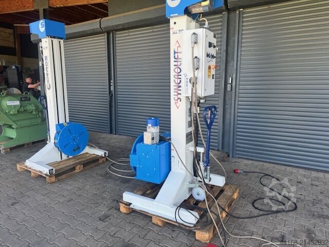 Schweißdrehtisch,Positionierer,Drehtisch Sideros,Hywema,Hubdrehvorrichtung SLC 20    2 To Säulenhubdrehvorrichtung