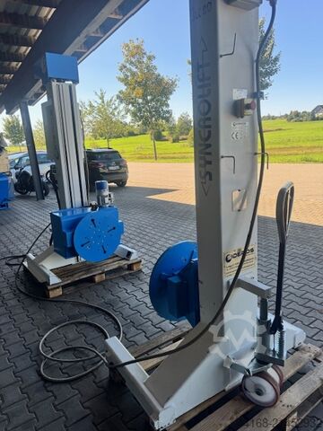 Schweißdrehtisch,Positionierer,Drehtisch Sideros,Hywema,Hubdrehvorrichtung SLC 20    2 To Säulenhubdrehvorrichtung