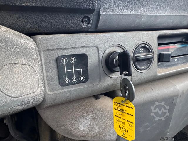 Tipper Ford TRANSIT **KIPPER-BENNE**
