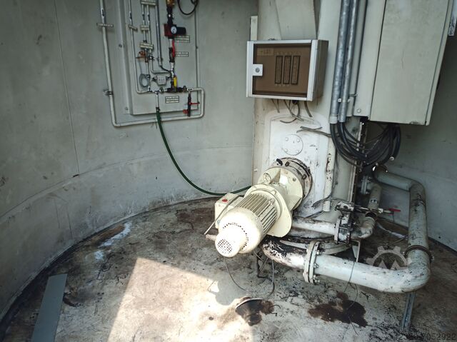 Standzargensilo Kohlestaubsilo Stahlsilo AJO Silo Kohlenstaubsilo 2x 120m³; 3,4m EX Atex