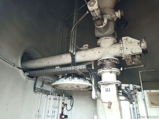 Standzargensilo Kohlestaubsilo Stahlsilo AJO Silo Kohlenstaubsilo 2x 120mÂł; 3,4m EX Atex