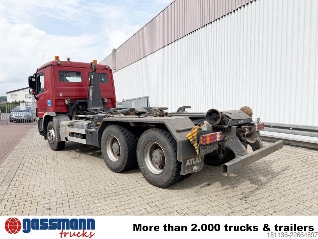 Roll-off tipper truck Mercedes-Benz Actros 2641 K 6x4, Hiab Knickarm