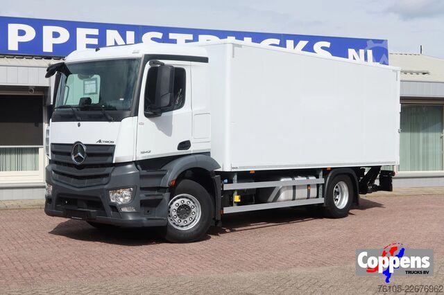 Box body Mercedes-Benz Actros 1842 L bak+ klep B.A.R. 2000 kg