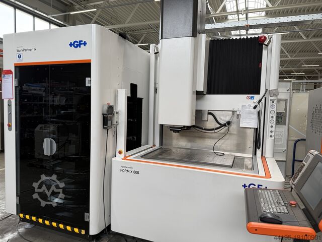 Senkerodiermaschine GF Machining Solutions FORM X600 + 3R Workpartner WPT1+