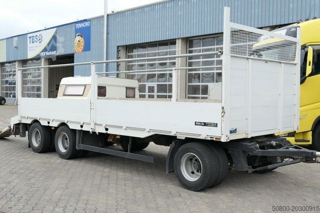 Open trailer MEUSBURGER MPJ 3, Rampen, Luft-Lift, Bordwände, Container