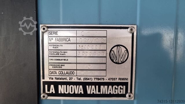 3 Wood Dryers + steam chamber + Boiler Imea & Elbi ARDW 80x55x41 / WCL-12/500/7 .500 (3pcs)
