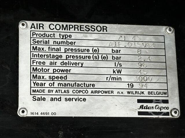 Kompressor Atlas Copco ZT 45