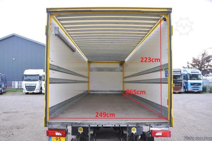 Koffer Scania P250 4X2 2018 VAN HOOL 8.65cm +DHOLLANDIA