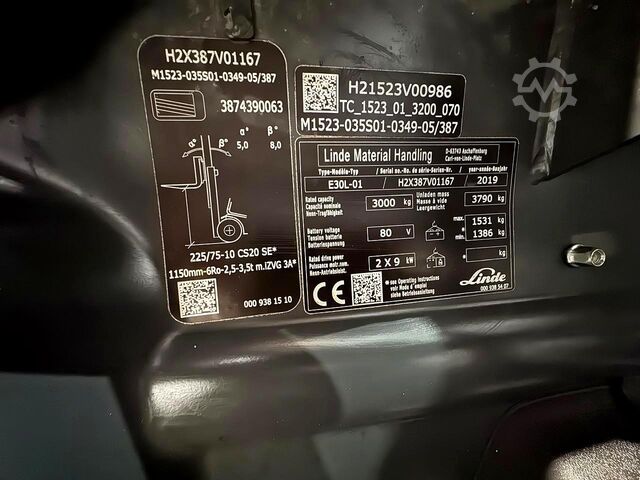 Gabelstapler Linde E 30L-01 [ID: 169]