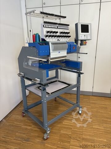 Stickmaschine ZSK Sprint 6 Freiarm, Kappe & Bordüre