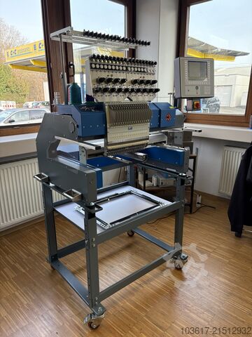 Stickmaschine ZSK Sprint 6 Freiarm, Kappe & Bordüre