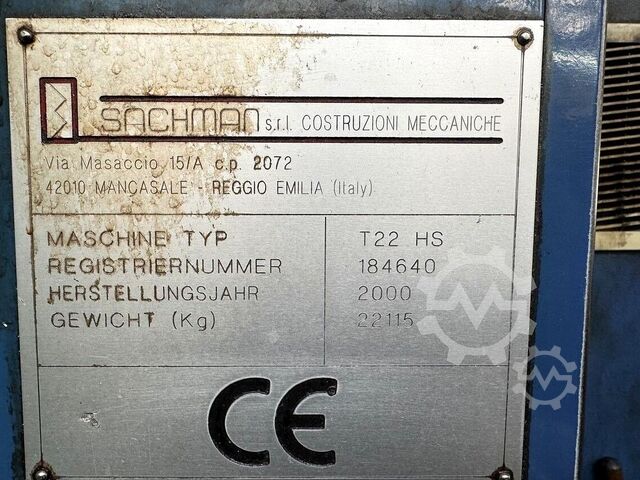 Bettfräsmaschine - Universal SACHMAN T 314 HS / T22 HS