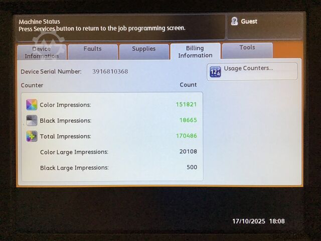 XEROX C60 with external FIERY EX C60/70 XEROX XEROX Digital Color Press C60