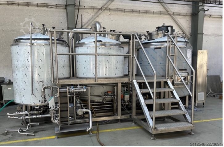 Komplette Bierbrauanlage inkl. Ausstattung. PSS 10 HL Fully-automatic