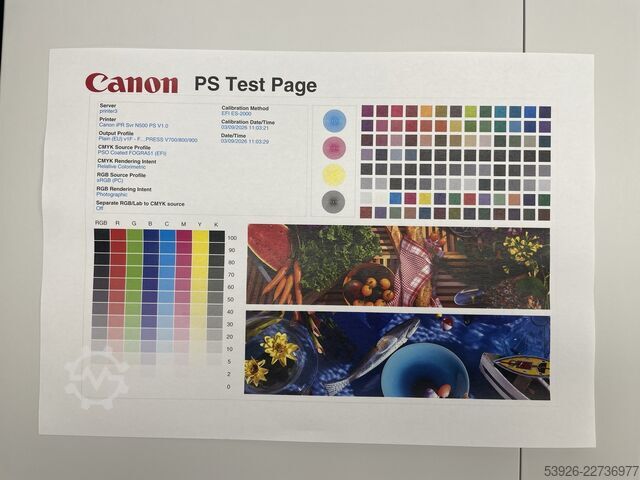 Digitaldruckmaschine Canon imagePRESS V800 incl. Booklet Finisher, Paperdeck and Duplex