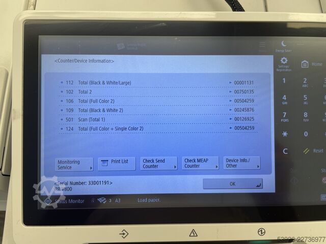 Digitaldruckmaschine Canon imagePRESS V800 incl. Booklet Finisher, Paperdeck and Duplex