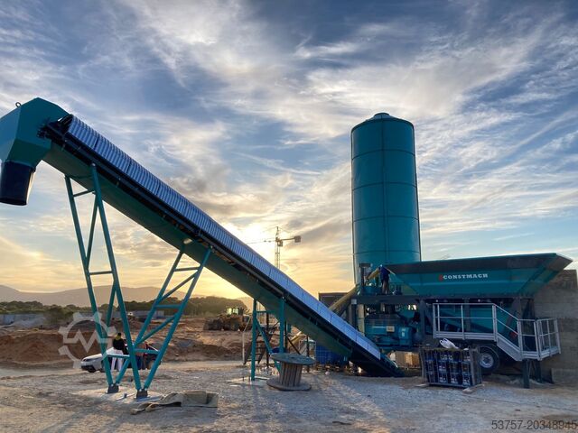 Concrete mixing plant / concrete plant CONSTMACH Concrete Mixing Plant Mini Mobil Concrete Batch Plant 45 M3/H