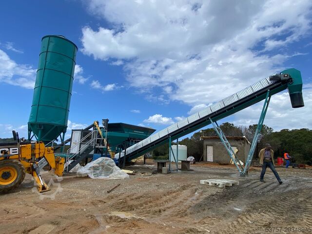 Concrete mixing plant / concrete plant CONSTMACH Concrete Mixing Plant Mini Mobil Concrete Batch Plant 45 M3/H