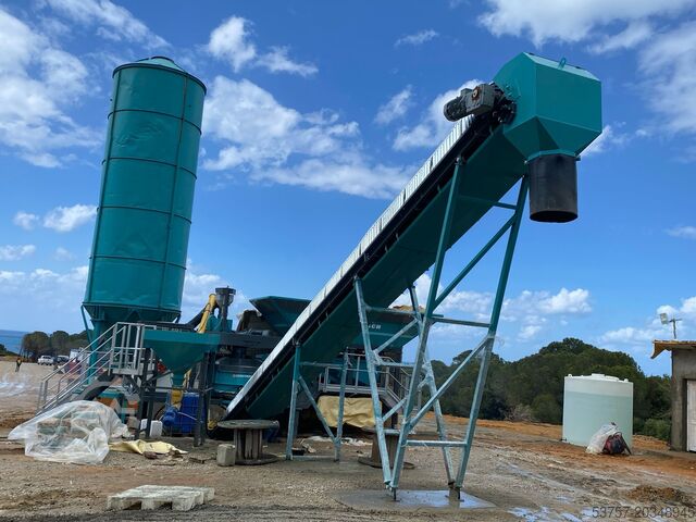 Concrete mixing plant / concrete plant CONSTMACH Concrete Mixing Plant Mini Mobil Concrete Batch Plant 45 M3/H