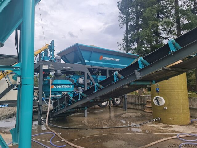 Mobile concrete mixing plant CONSTMACH Concrete Mixing Plant Small Mobil Concrete Mixing Plant 30M3/H