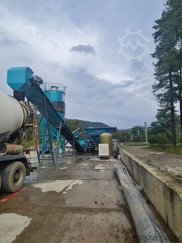 Mobile concrete mixing plant CONSTMACH Concrete Mixing Plant Small Mobil Concrete Mixing Plant 30M3/H