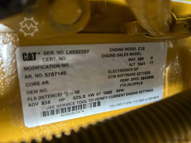Aggregat CAT DE715E0 - 715 kVA Generator - DPX-18030