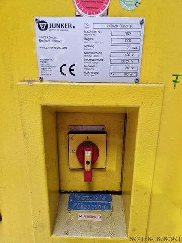 Crankshaft grinding machine Junker jucrank 5002