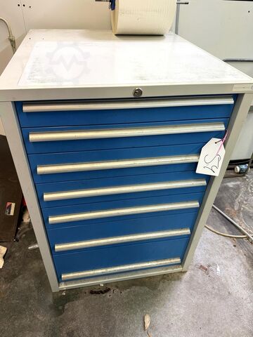 Werkstattschubladenschrank mit Inhalt HAHN & KOLB Workshop Drawer Cabinet with Contents