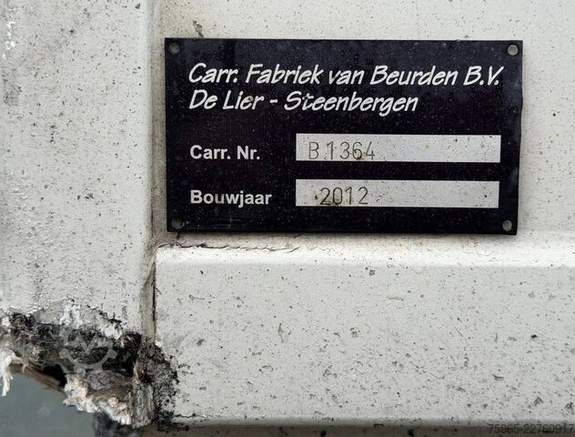 Reefer trailer Burg M-2-20 VAN BEURDEN ISOLATED BOX ROLLERBED 7