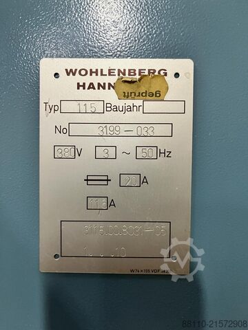 Papierschneidemaschine Wohlenberg 115